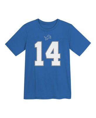 Preschool Amon-Ra St. Brown Blue Detroit Lions Player Name Number T-Shirt