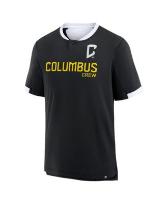 Мужская черная футболка Fanatics с надписью Columbus Crew Stoppage Time Striker от Fanatics