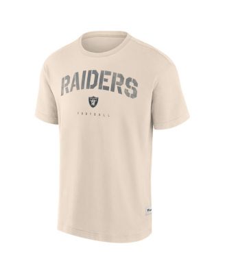 Мужская кремовая футболка Fanatics Las Vegas Raiders Elements выдержанная в тон Future Ground