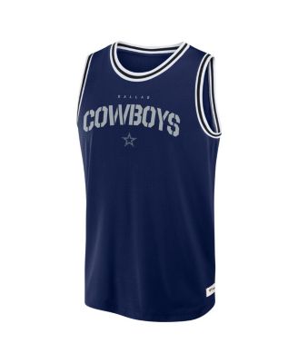 Men's Navy Dallas Cowboys Elements Future Ground Jersey Tank Top
