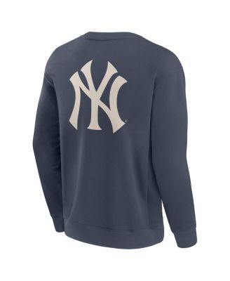 Men's Blue New York Yankees Elements Future Ground Lettering Pullover Sweatshirt