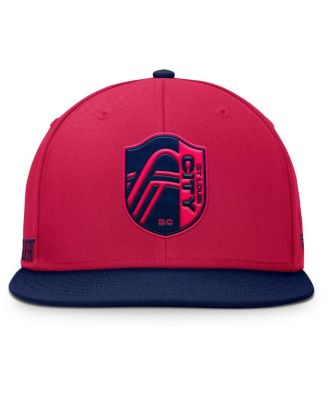 Мужская красная кепка-бейсболка Fanatics St. Louis City SC Sitter Snapback