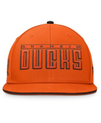 Мужская оранжевая кепка Fanatics Anaheim Ducks Fundamental Gino Stack Snapback от Fanatics