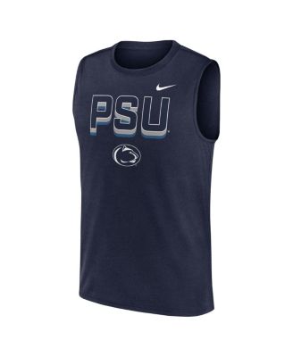 Мужская майка Nike Navy Penn State Nittany Lions Prime-Time Tricode Legend Performance безрукавка