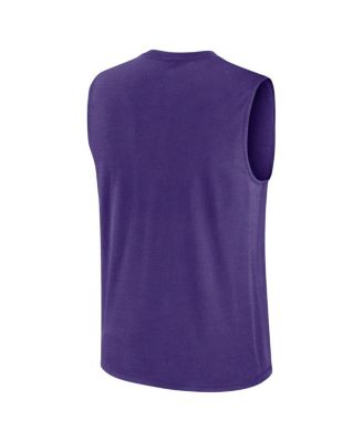 Men's Purple LSU Tigers Primetime Tricode Legend Performance Tank Top