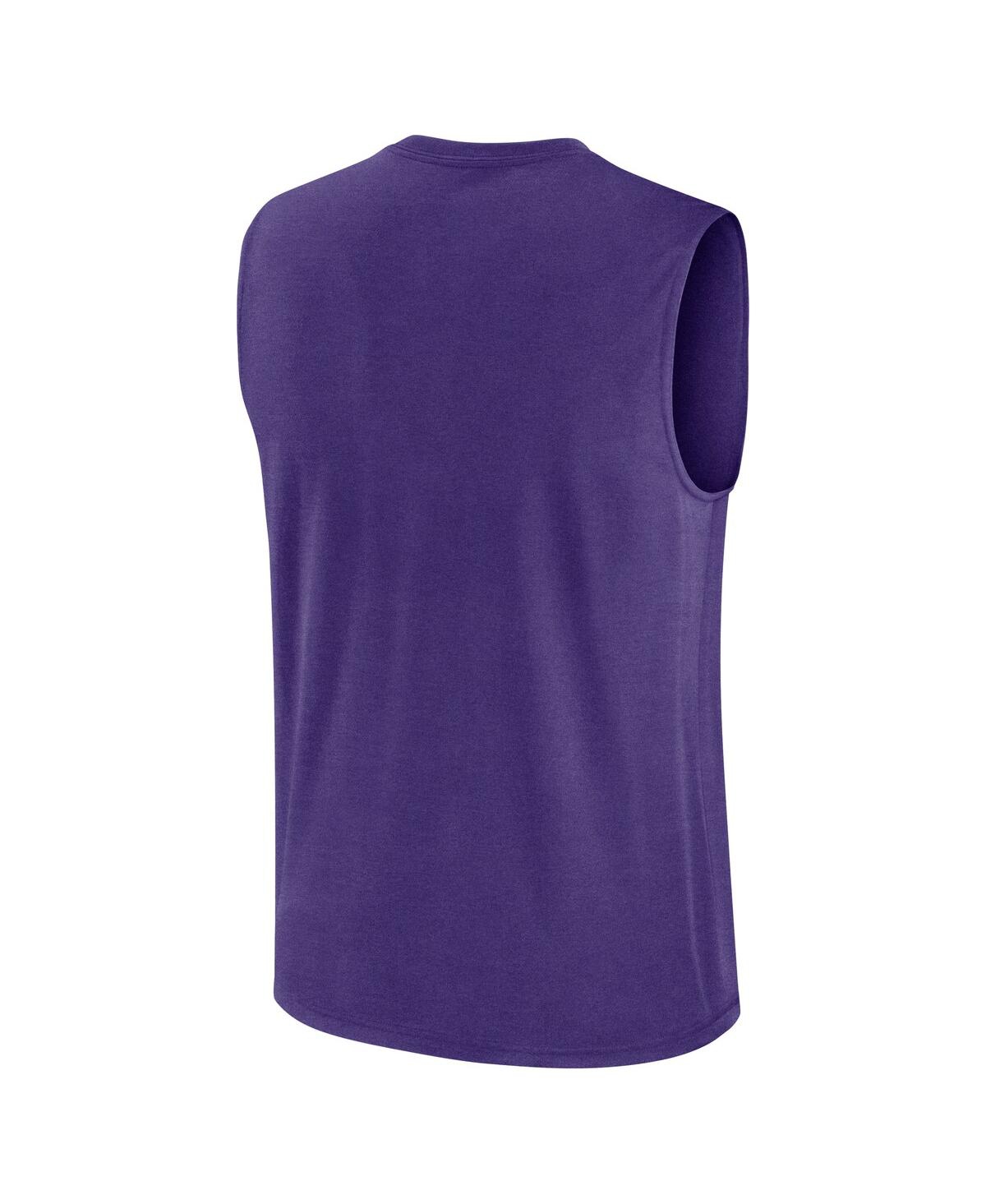 Nike Men's Purple Lsu Tigers Primetime Tricode Legend Performance Tank Top In Purple
