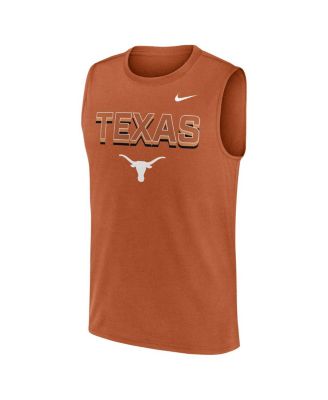 Мужская майка Nike Texas Orange Texas Longhorns Prime Time Tricode Legend Performance без рукавов