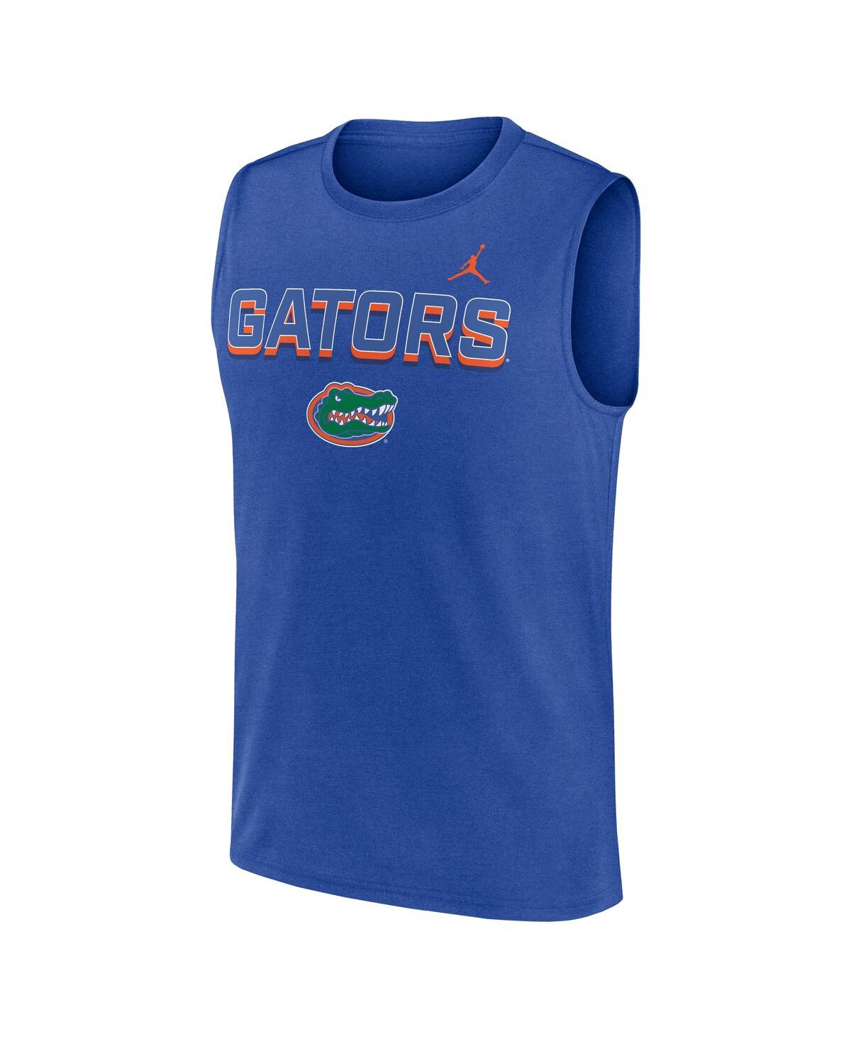 JORDAN MEN'S ROYAL FLORIDA GATORS PRIMETIME TRICODE LEGEND PERFORMANCE TANK TOP 