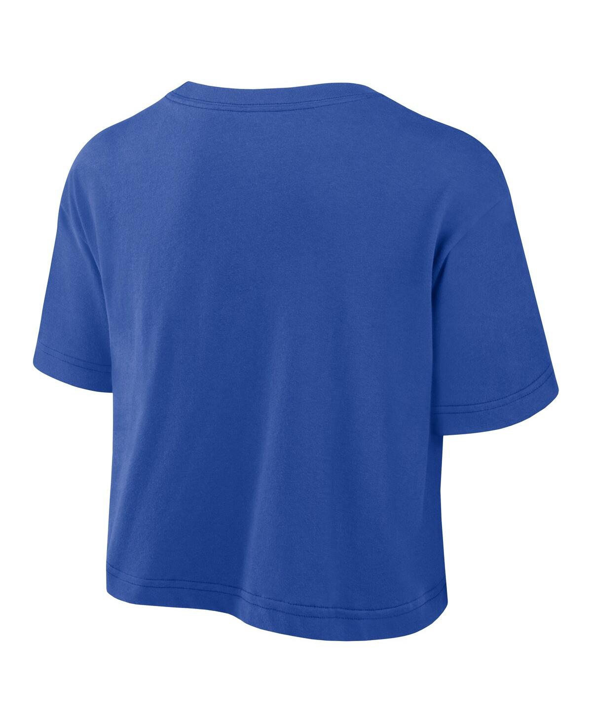 Nike Kentucky Athletic Prep Arch  Women's Dri-fit College Cropped T-shirt In Blue