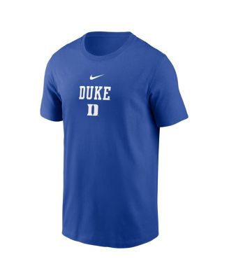 Men's Royal Duke Blue Devils 2-Hit Stacked T-Shirt