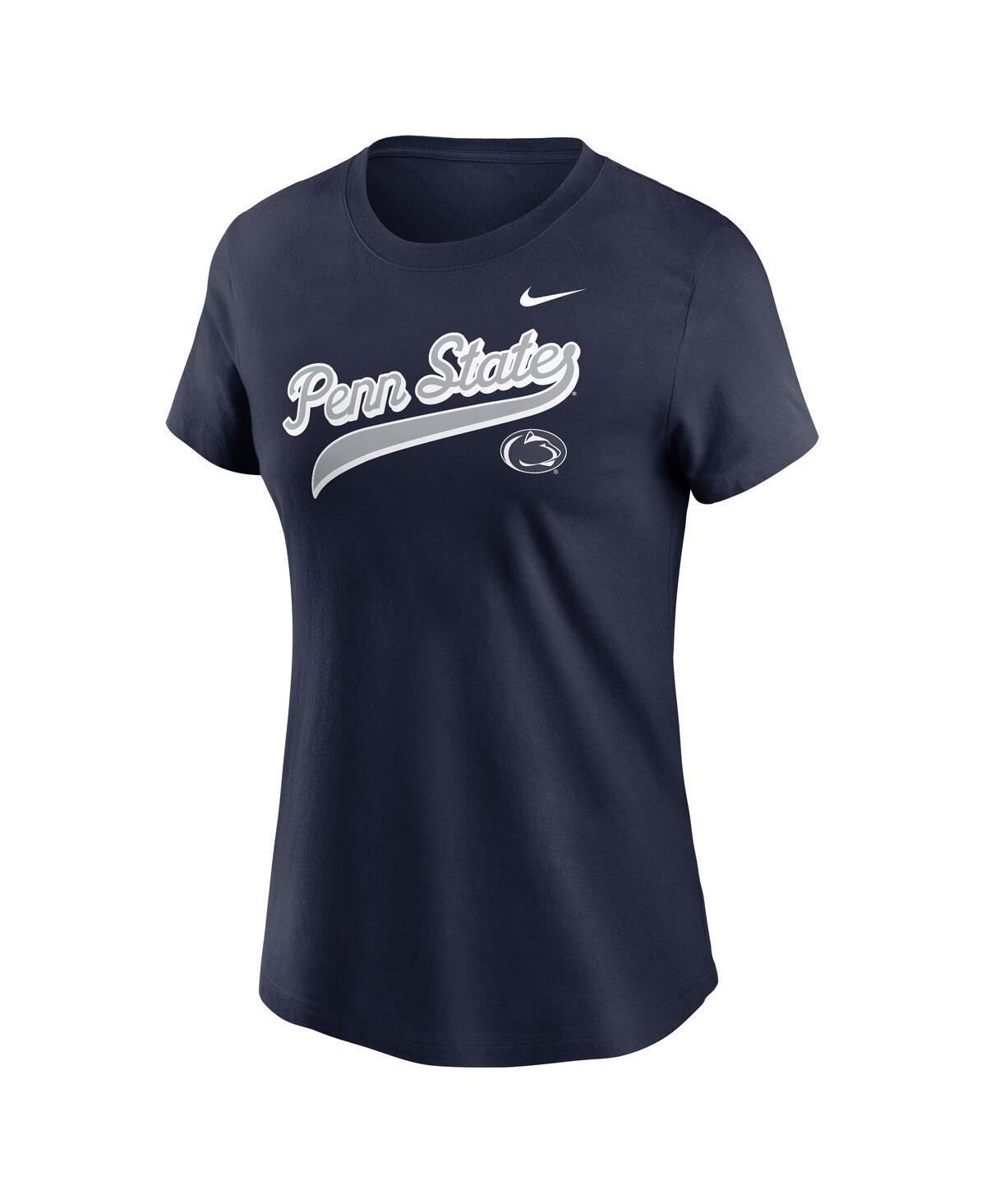 Nike Women's Navy Penn State Nittany Lions Local Script T-shirt
