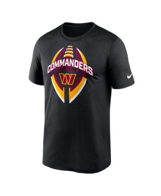 Мужская черная футболка Nike Washington Commanders Legend Icon Performance от Nike