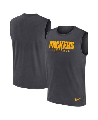 Nike - Men's Charcoal Green Bay Packers Primetime Legend Performance Muscle Tank Top
