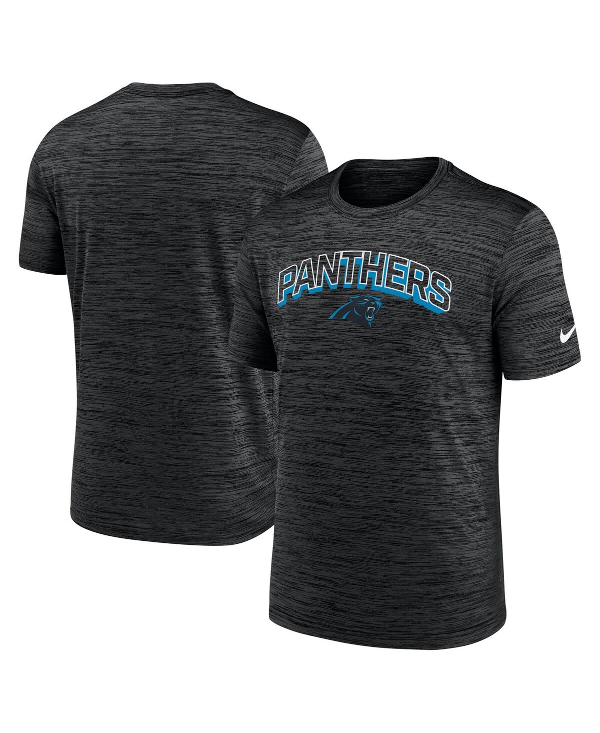 Nike Men's Black Carolina Panthers Velocity Performance T-shirt In Black