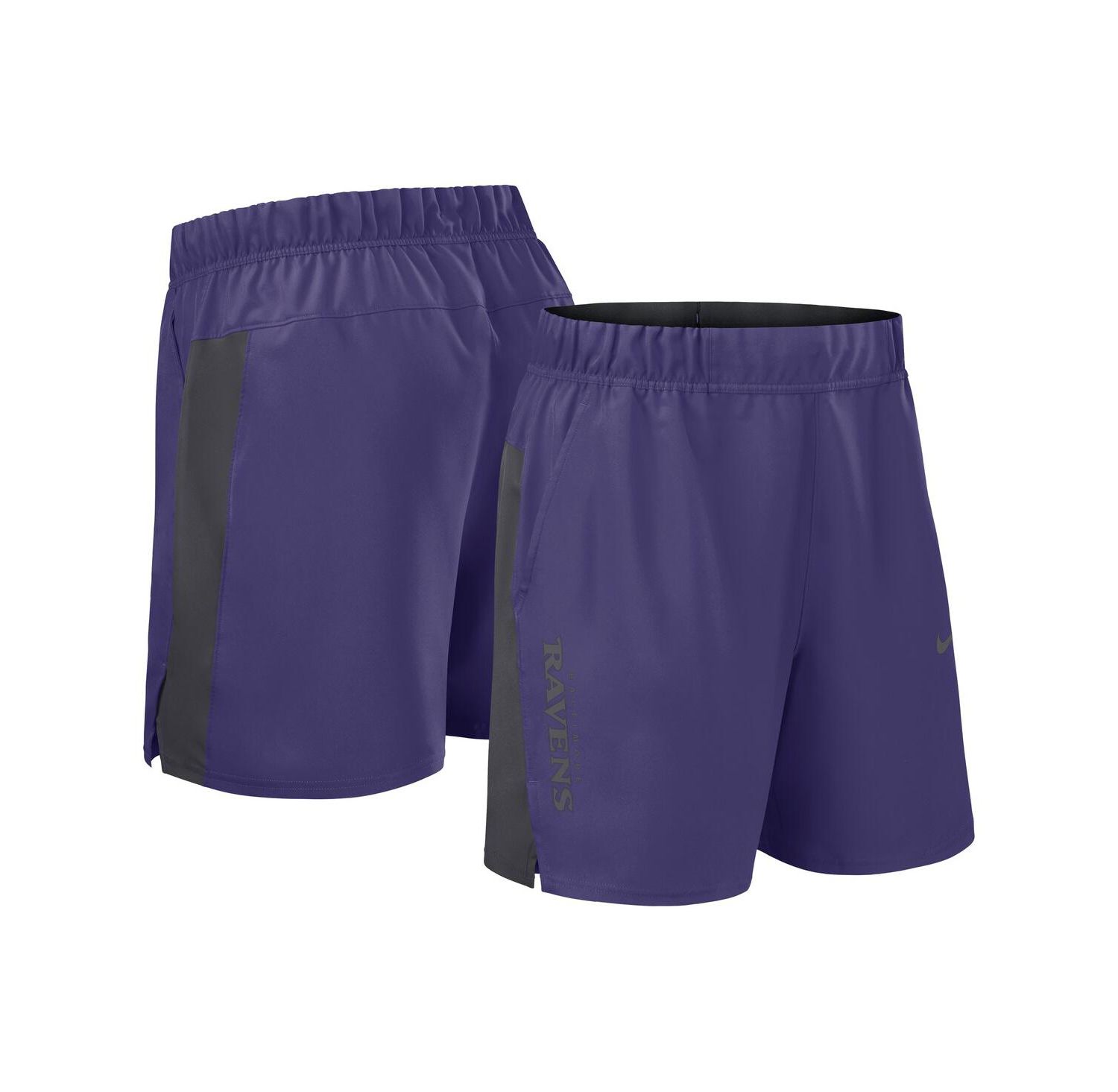 Men's Purple Baltimore Ravens Woven Victory Performance Shorts