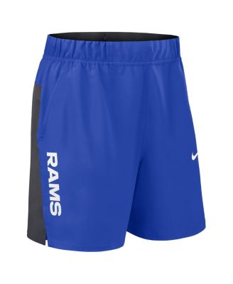 Men's Royal Los Angeles Rams Woven Victory Performance Shorts