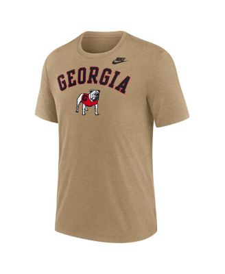 Мужская футболка Nike Heather Light Brown Georgia Bulldogs Legacy Arch Tri-Blend от Nike