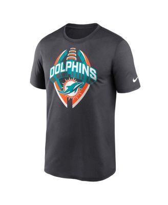 Мужская серая футболка Nike Miami Dolphins Legend Icon Performance от Nike