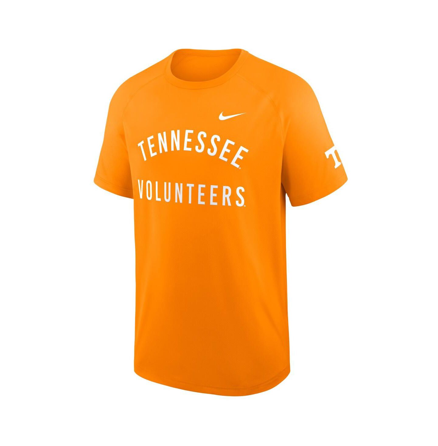 Мужская футболка Nike Tennessee Orange Tennessee Volunteers Ready Raglan Premium Performance — фото 3