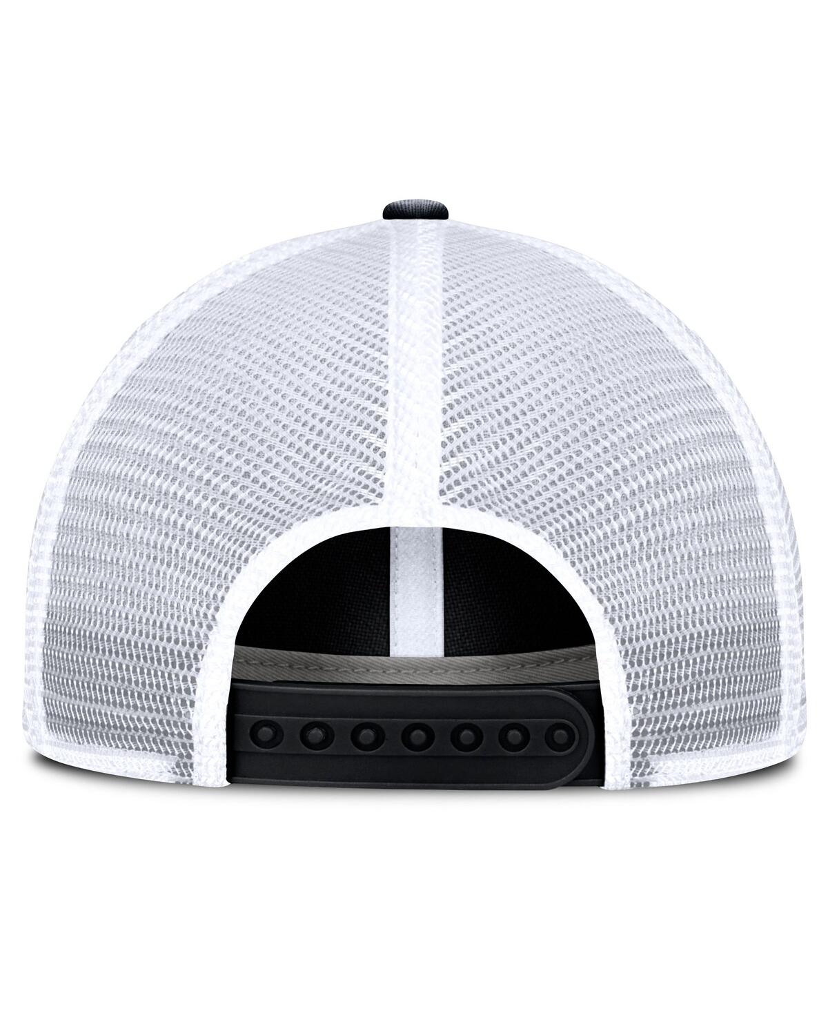 Fanatics Men's Black/white Boston Bruins Averie Trucker Adjustable Hat