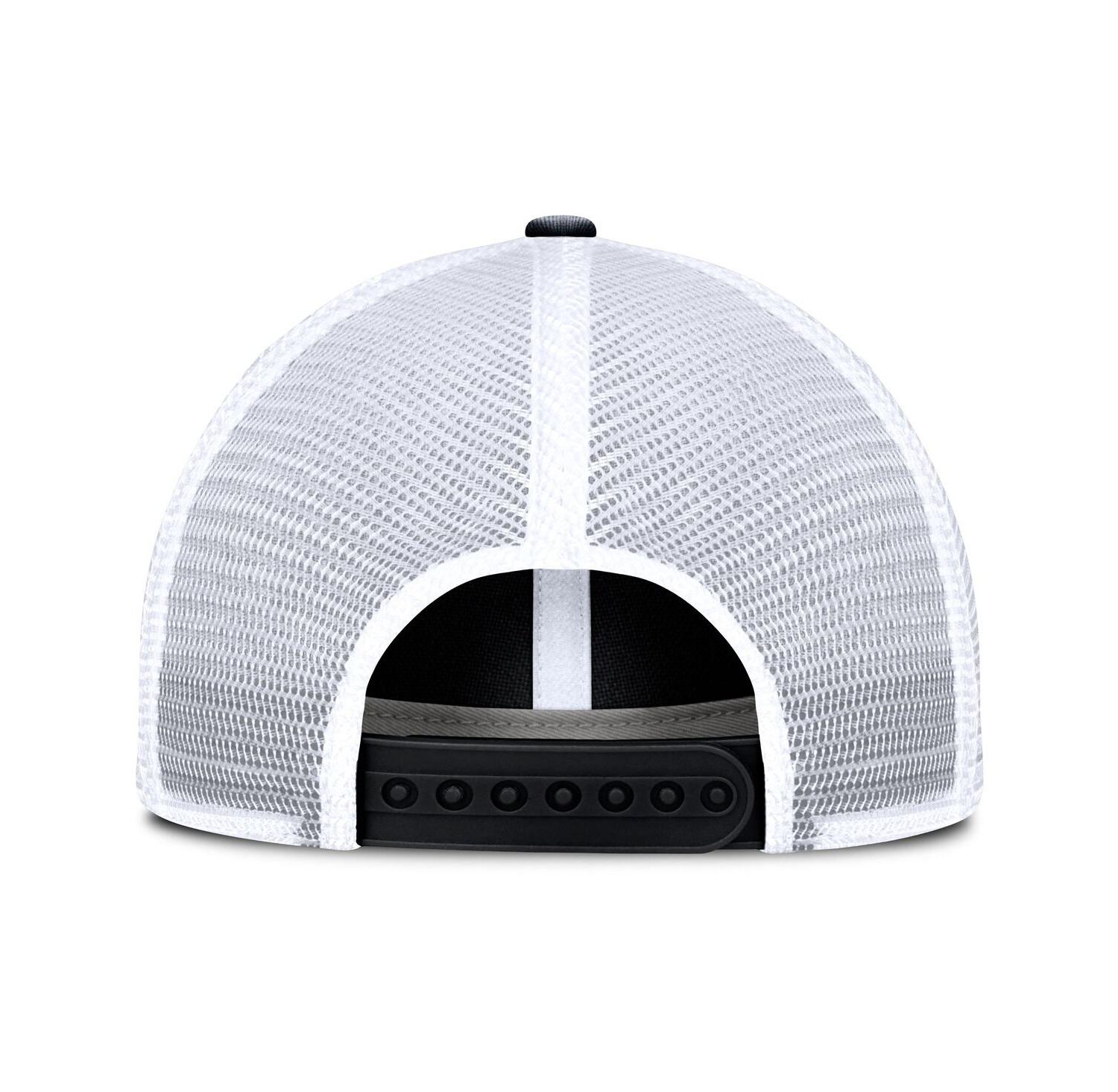 Men's Black/White Boston Bruins Averie Trucker Adjustable Hat