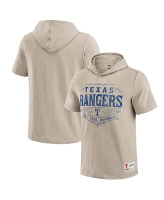 Fanatics - Men's Tan Texas Rangers Hooded T-Shirt