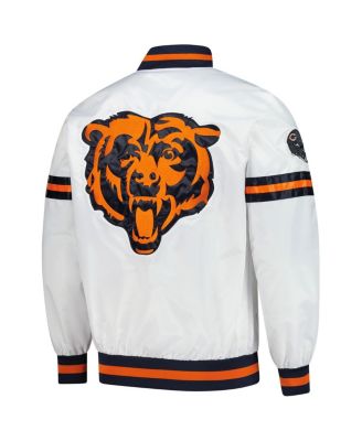 Мужская белая университетская куртка скаута Chicago Bears Scout на полной застежке для начинающих