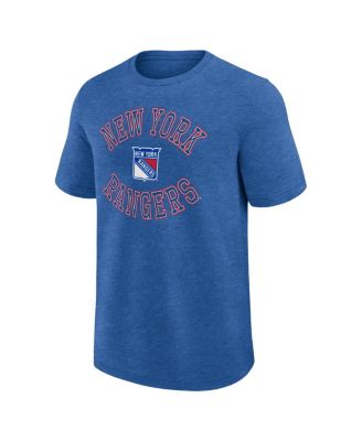 Спортивная мужская футболка с логотипом Heather Blue New York Rangers Success