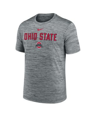Мужская футболка Nike Charcoal Ohio State Buckeyes 2025 Sideline Velocity Performance от Nike.