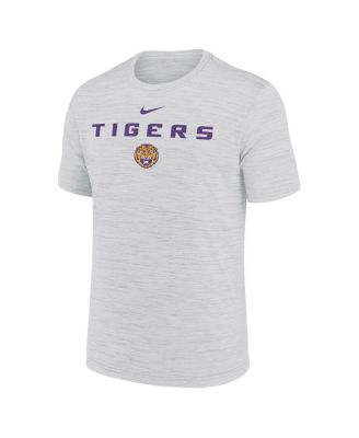 Мужская футболка Nike Ash LSU Tigers 2025 Sideline Velocity Performance от Nike