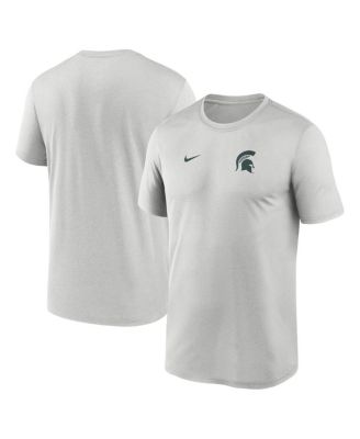 Nike - Men's Gray Michigan State Spartans 2025 Sideline Small Logo Legend Performance T-Shirt