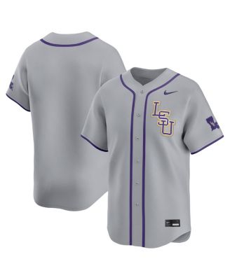 Nike - Men's Gray LSU Tigers Limited Road Wordmark Jersey