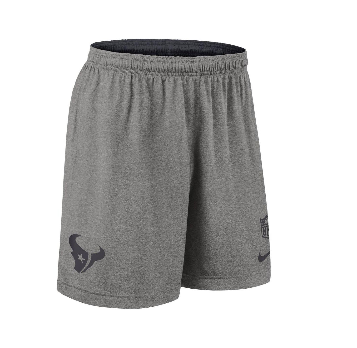Men's Navy Houston Texans Sideline Reversible Performance Shorts