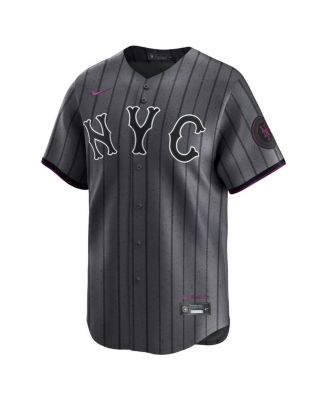 Мужская футболка Nike Juan Soto серого цвета New York Mets City Connect Limited