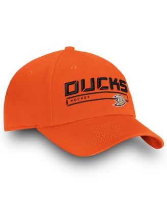 Men's Orange Anaheim Ducks Authentic Pro Rinkside Fundamental Adjustable Hat
