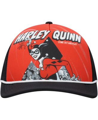 Lids Men's and Women's Red/Black Harley Quinn Graphic Foam Trucker Adjustable Hat