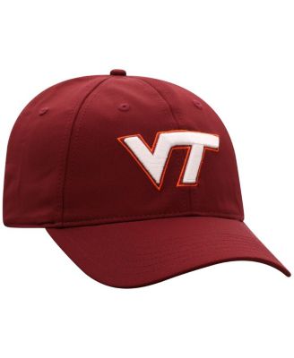 Мужская регулируемая шапка Top of the World темно-бордового цвета от Virginia Tech Hokies Victory Trainer