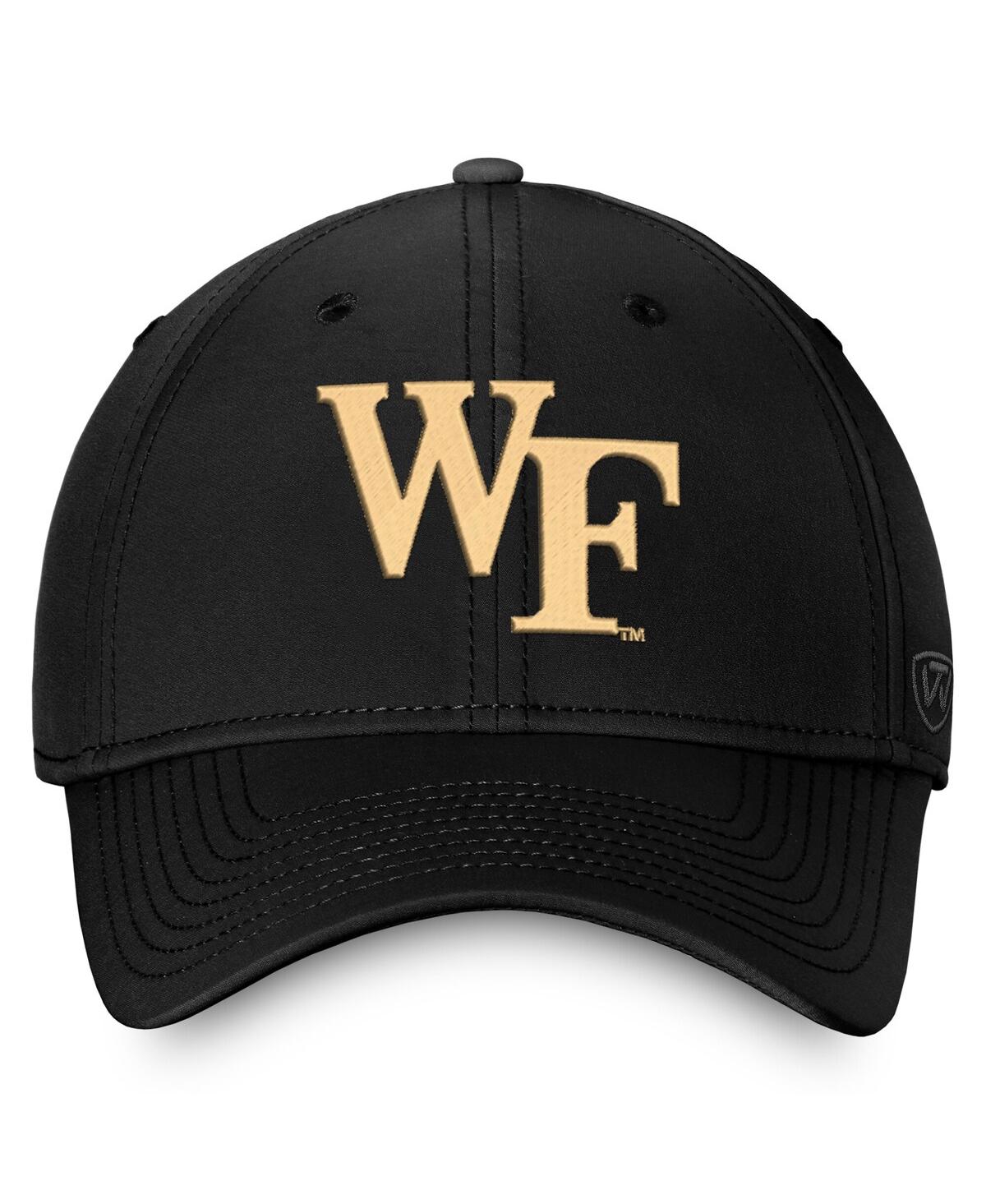 Top Of The World Men's Black Wake Forest Demon Deacons Reflex Flex Hat