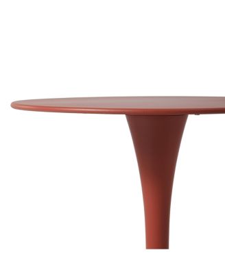 Playa 23.5" Round Indoor/Outdoor Metal Dining Table