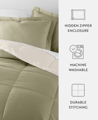 All Season Lightweight Down Alternative Reversible 2-Pc. Comforter Set, Twin/Twin XL