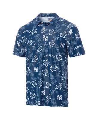 Men's Navy New York Yankees Cooperstown Collection Performance Polo Shirt