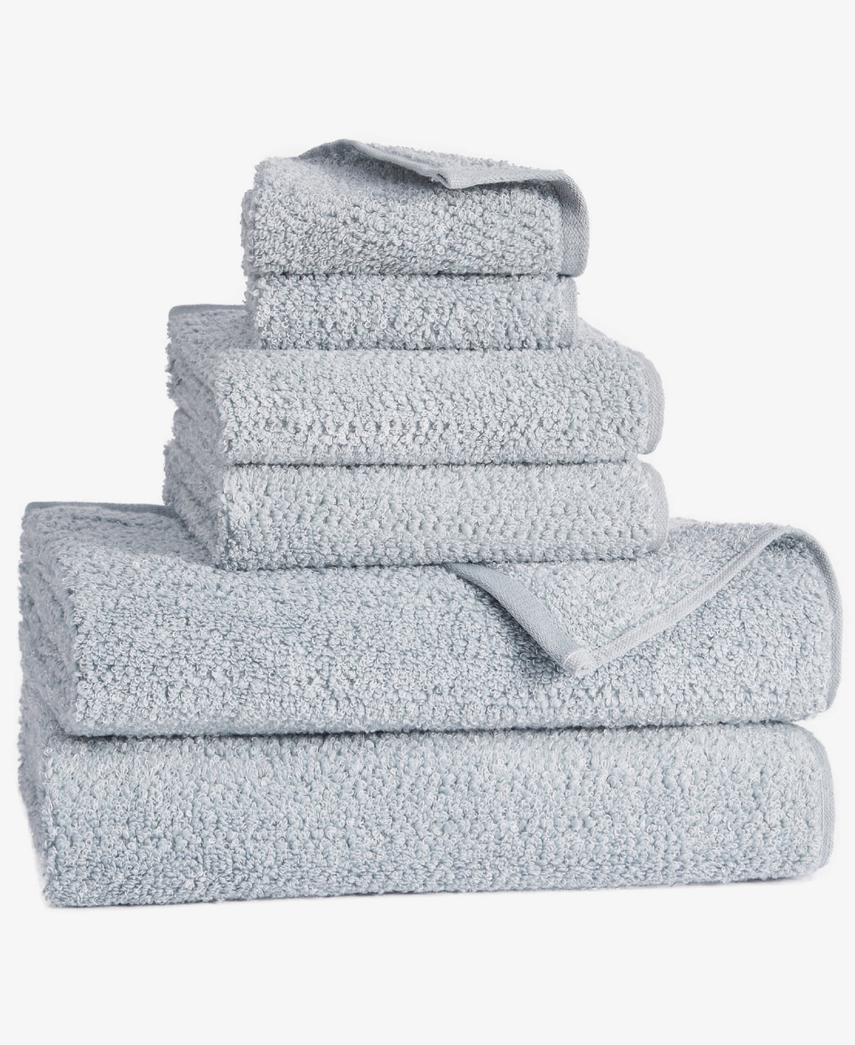 Shop Lucky Brand Luxurious Boucle Cotton 6-pc. Bath Towel Set