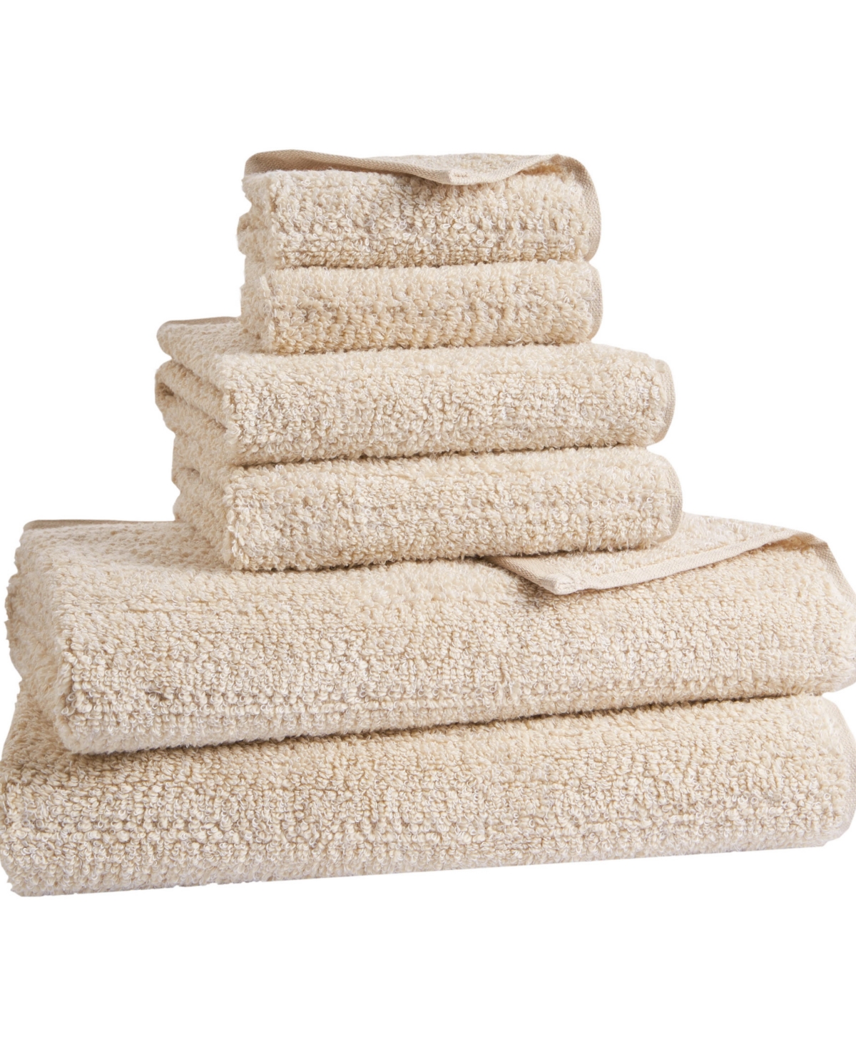 Shop Lucky Brand Luxurious Boucle Cotton 6-pc. Bath Towel Set