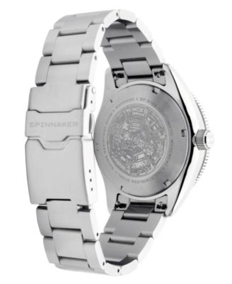Men's Challenger Automatic Solid Stainless Steel Bracelet Watch, 42mm