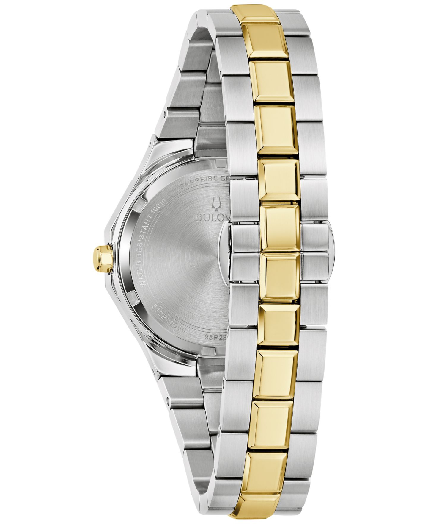 Женские часы Bulova Prestige Diamond Accent Two-Tone Stainless Steel Bracelet Watch 32mm — фото 2
