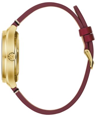 Special Edition Men's Frank Lloyd Wright Automatic Burgundy Leather Strap Watch 40mm