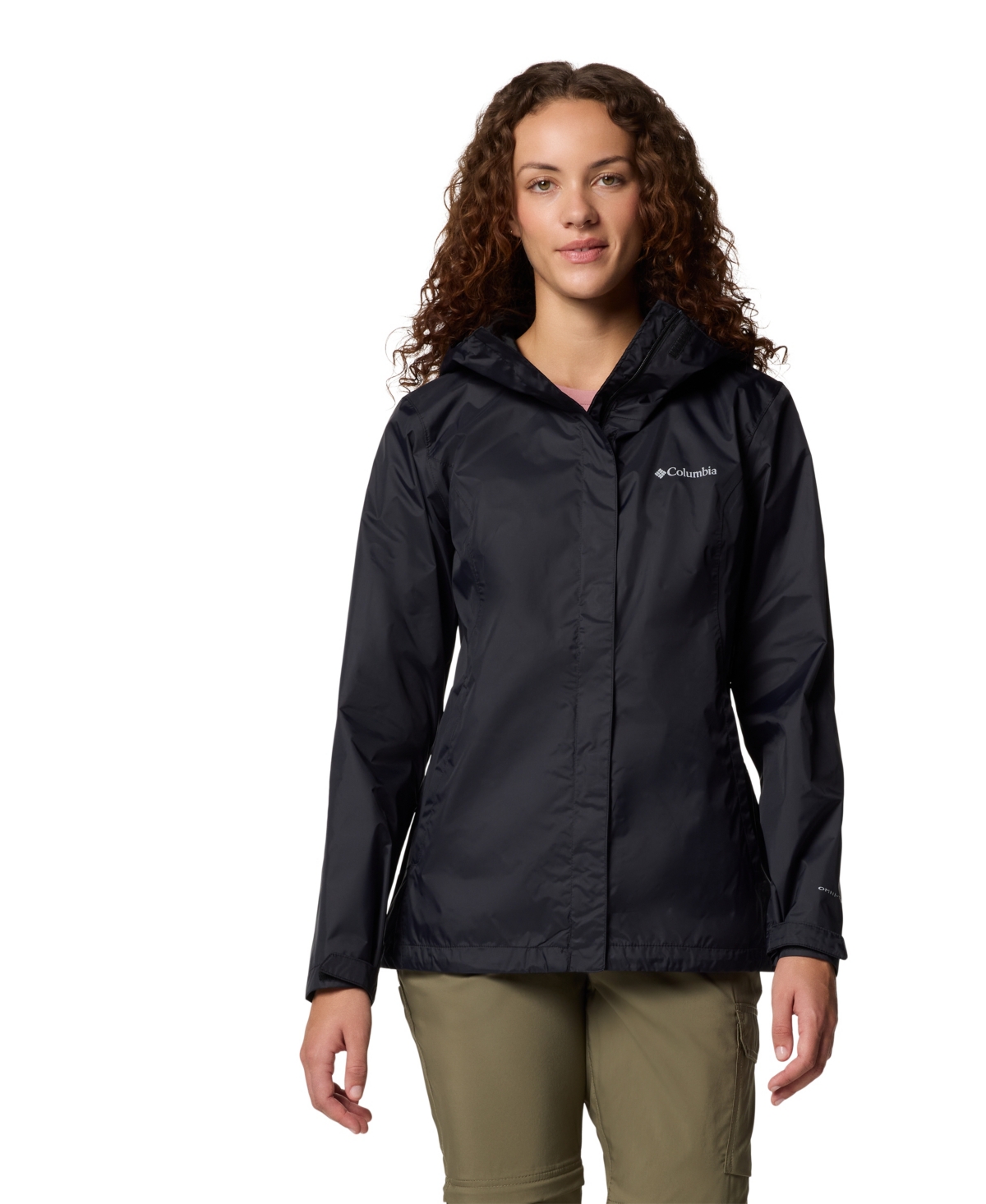 Women's Omni-Tech Arcadia Ii Rain Jacket - Black