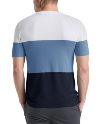Мужская футболка Perry Ellis с коротким рукавом и круглым вырезом в стиле колор Блок от Perry Ellis