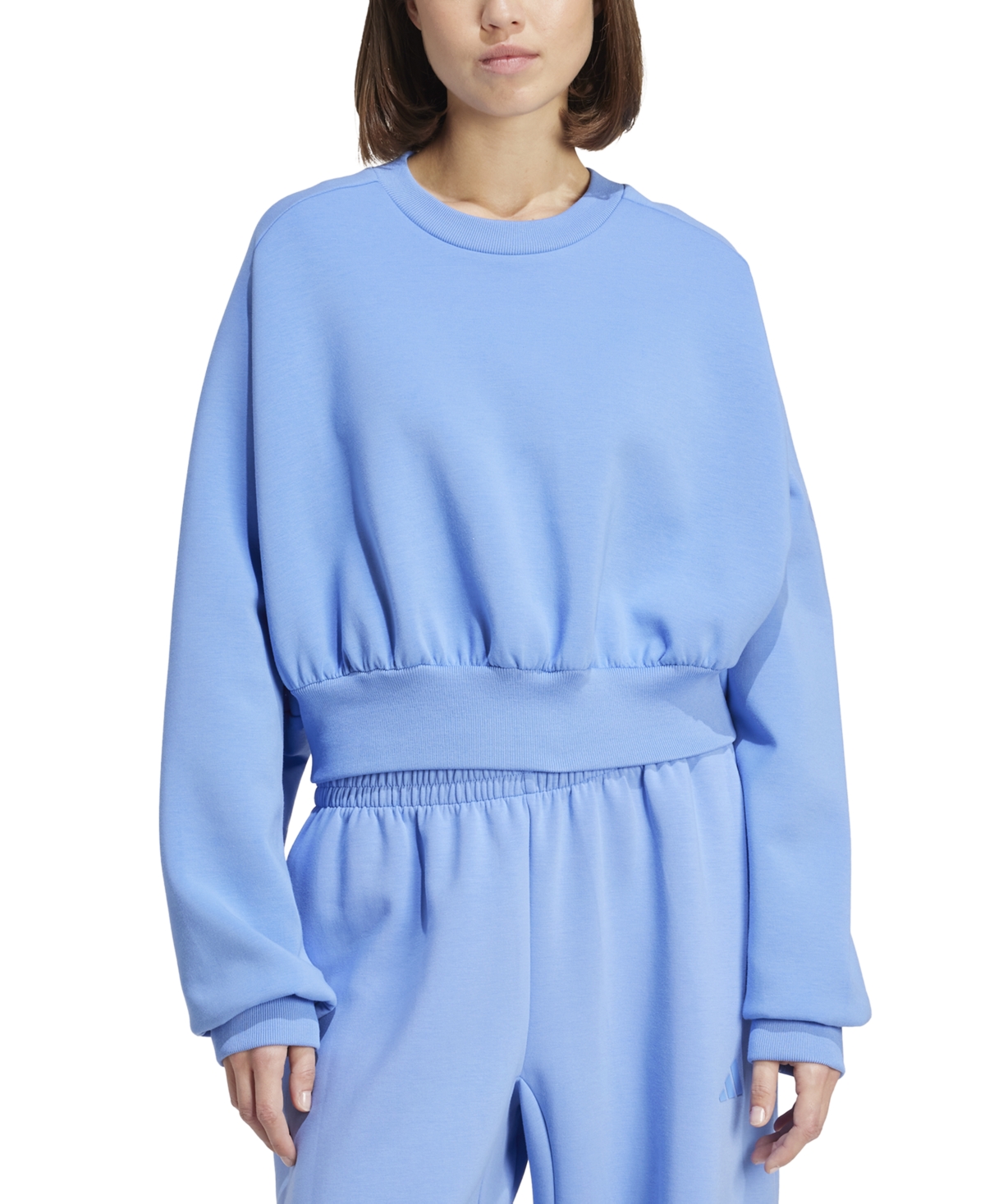 Women's Soft Lux Relaxed Crewneck Sweatshirt - Wonder Alumina