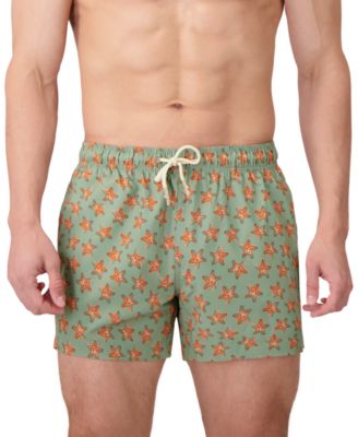 Мужские тканые плавки с закатом и виноградными лозами, украшенные звездным узором